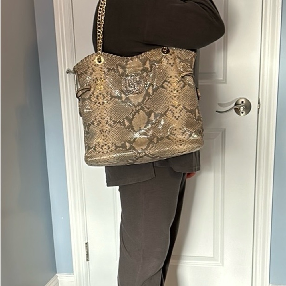 Tory Burch Python Print Bag - image 6